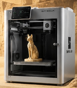 Demo visualization of a Bambu Lab printer